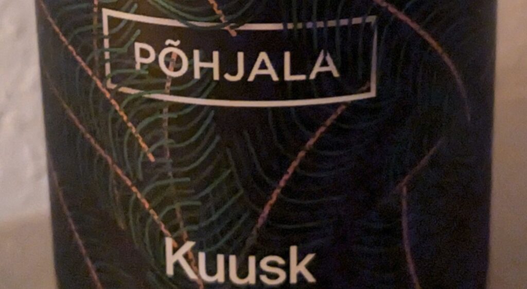 Detail des Etiketts der Dose Pohjala Kuusk IPA